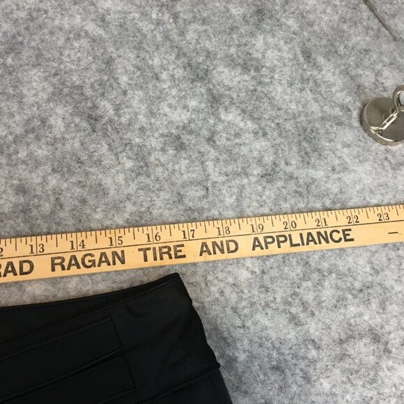 ETCETERA Dress Pants 12 Wool Blend Mid Rise Wide Leg Coot Solid Black Career - Picture 6 of 12